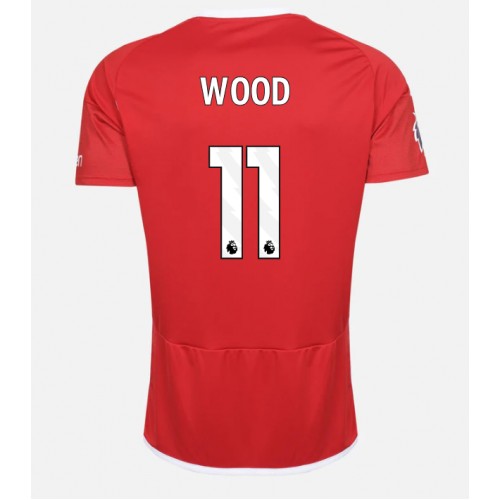 Fotbalové Dres Nottingham Forest Chris Wood #11 Domácí 2023-24 Krátký Rukáv